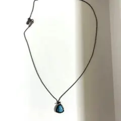 【ジェンダーレス】BEAMS ターコイズ シルバーネックレス