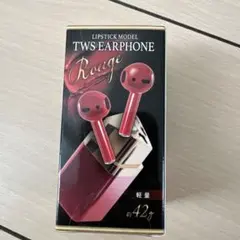 Bluetooth 軽量 ワイヤレスイヤホン レッド