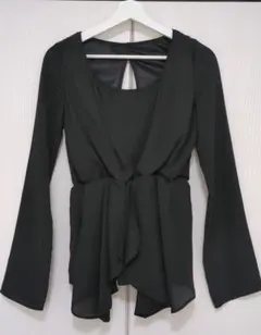 リップサービス バックオープン ドレープシフォンチュニック