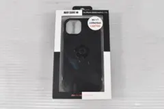 マリークワント iPhone14 ケース ロゴ ブラック