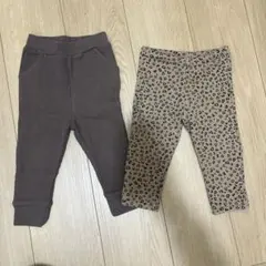 futafuta しまむら　子供用　ズボン2点セット　サイズ80cm