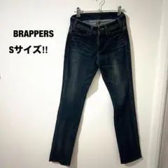 ブラッパーズ 人気デザイン☆ 美品☆ ストレートデニム S スタイル盛れ☆