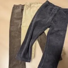 コーデュロイ ダークブラウンパンツ