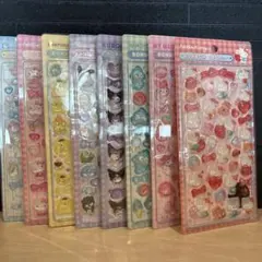 ボンボンドロップ　シールセット　8枚　リオ　ハローキティ　ハンギョドン　クロミ