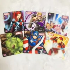 MARVEL キャラクター　コースター 6枚セット　サーティワン　アイアンマンのサムネイル