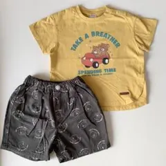 フタフタ　futafuta レトロくまTシャツ　パンツ　95相当　2点セット
