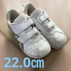 22.0 アシックス　キッズスニーカーのサムネイル