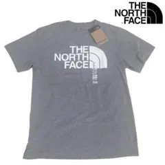 US限定 ノースフェイス M ハーフドーム ロゴ 半袖Tシャツ グレー