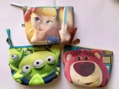 TOY STORY ポーチ　ボーピープ　グリーンメン　ロッツォ