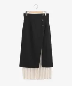 MAJESTIC LEGON スリットプリーツIラインスカート