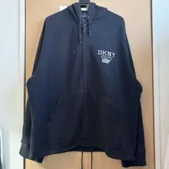 Vintage 90s DKNY ジップパーカー ブラック XLのサムネイル