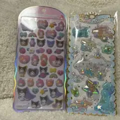 コットンパフィーシール＆ウォーターシール（2枚セット）