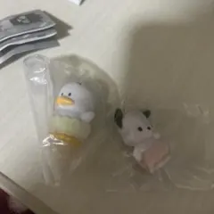 新品 サンリオキャラクターズ かぼちゃぱんつフィギュア 2点 ばつ丸 ペックル