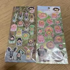 未使用◇ 正規品 クーリア こびとづかん スペシャルもっちもちシール 光るシール