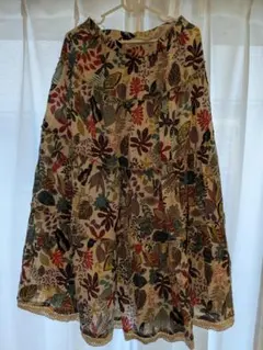 45Rバンダナペイズリープリントティアードフリルペチスカート2026