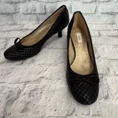 Pitti（ピッティ） ブラックメッシュパンプス 23cm