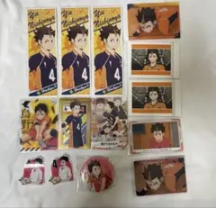 ハイキュー 西谷夕 カード ロングステッカー 缶バッジ まとめ売り