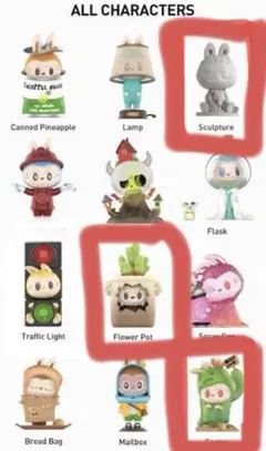 【3体セット】LABUBU フィギュア