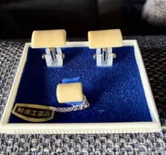 鯨歯素材　印材とアクセサリーパーツ セット 鯨歯素材 印材とアクセサリーパーツ セット 鯨歯素材 印材と