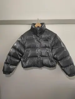 THE NORTH FACE グレー グロッシーダウンジャケット 韓国