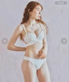 新品未使用 三愛水着楽園 ビキニ ホワイト 7M San-ai Resort 三愛水着楽園 水着 軽い着け心地でしっかり盛れる
