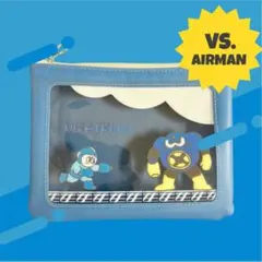 CAPCOM カプコンストア ロックマン エアーマン ウィンドウフラットポーチ