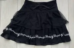 pom ponette チュールスカート ブラック　130