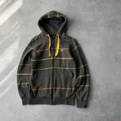 Y*様 17503 黒タグ 00's アディダス 刺繍ロゴ フルジップパーカー