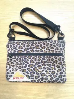 KELTY ケルティ ショルダーバッグ サコッシュ　レオパード