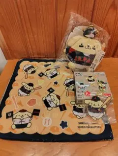 タイトーくじ 侍ジャパン サンリオ マスコット タオル キーホルダー プリン