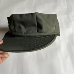 オリーブグリーン キャップスタイル帽子