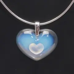 【美品】LALIQUE ラリック チョーカー テンダークールハートペンダント 紫 美品】LALIQUE ラリック チョーカー テンダークールハート