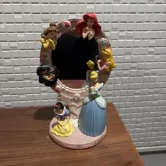 Disney ディズニー プリンセス ミラースタンド 陶器 置物