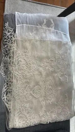 ホワイト レースショール フォーマル用