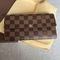 ルイヴィトン ダミエ ポルトフォイユインターナショナル 長財布 P55