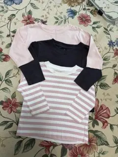 無印良品♡長袖カットソー 3枚♡サイズ80