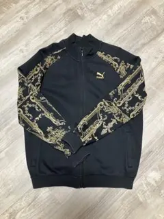 【珍品】PUMA ブラック ジップアップジャケット