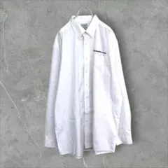 【k7481】一点物USA古着エルエルビーン00s当時物ボタンダウン長袖シャツ白