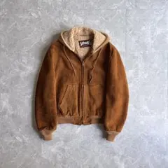 【schott】Suede leather hooded jacket 390