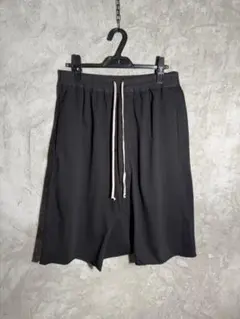 Rick Owens ハーフパンツ ドローコード ブラック 46 Rick Owens ハーフパンツ ドローコード ブラック 46 - メルカリ