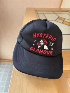ヒステリックグラマー✖️ウィンダンシーコラボ　フライトキャップ ウィンダンシー×ヒステリックグラマーコラボキャップ ブラック希少