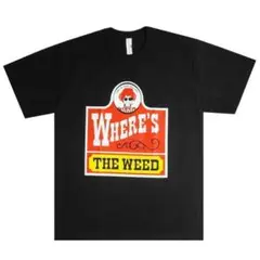 XL新品TシャツWEEDウィードパロディーハンバーガー大麻マリファナカンナビス