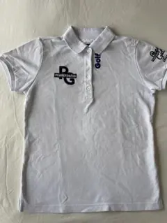【美品】PEARLY GATES 半袖ポロシャツ レディースS 白　ゴルフウェア