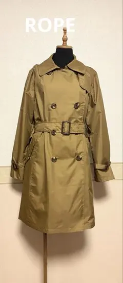 ROPE 未使用タグ付き撥水トレンチコート　ポーチ付き