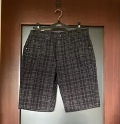 BIG SMITH チェック柄ハーフパンツ 濃淡グレー M 新品のサムネイル
