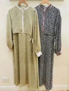 【美品】BEAMS HEART アンティークフラワーワンピース