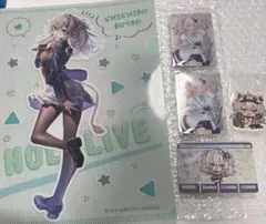 【ホロライブ】獅白ぼたん グッズセット（GiGO限定クリアファイル 他）