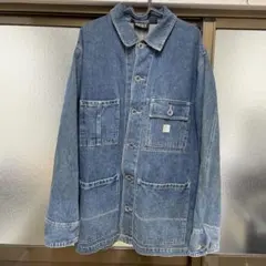 DKNY デニム　カバーオール　メタルボタン　ヴィンテージ