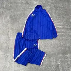 90s puma ジャージ セットアップ上下 ブラック iconic t7 古着