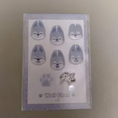 SKZOO☆オンラインくじ☆ぷくっとシール ☆Wolf Chan☆バンチャン